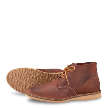 Red Wing Weekender Chukka in Maple Muleskinner Leather Laarzen Heren DonkerBruin - 3326